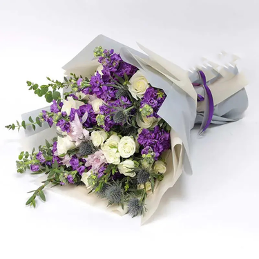 A Symphony of Purple elgance Bouquet